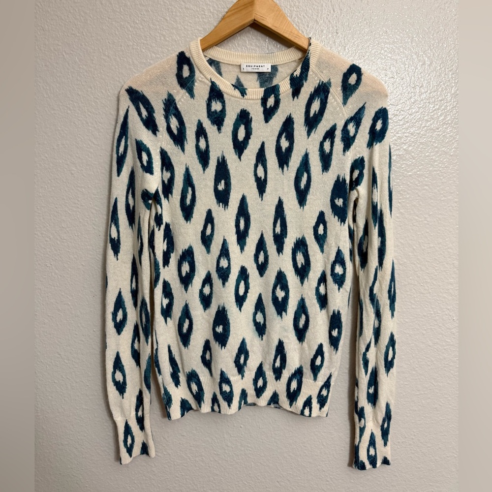 Equipment Ikat Printed Sweater